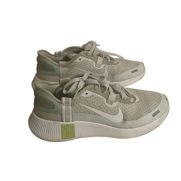 Nike Reposto Women's Size 9 Ivory & Mint Mesh Athletic Shoes Sneakers CZ5630-013 - Picture 1 of 13
